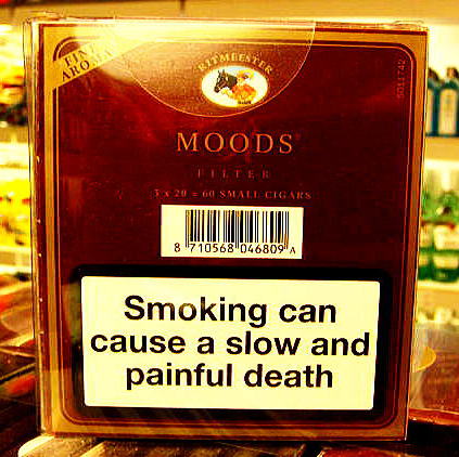 Smoking can cause a slow painful death